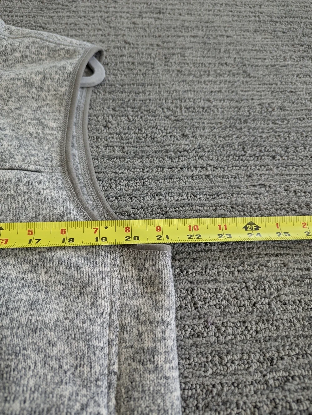 J. Crew Nordic Vest in Polartec Sweater Fleece Gray Zip Up